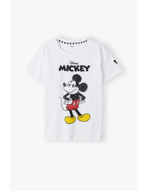 Biały t-shirt damskie Mickey