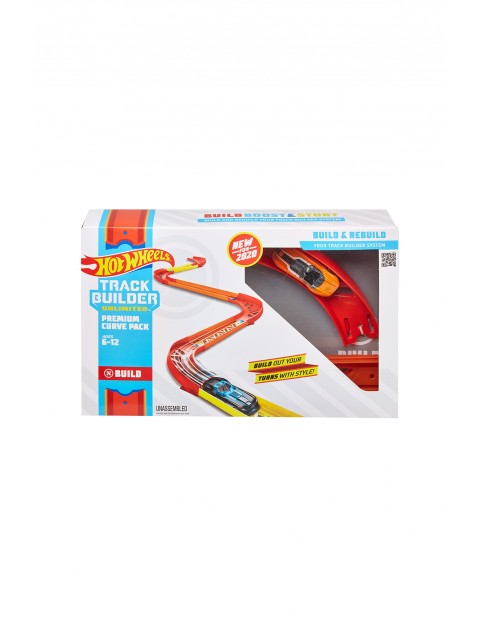 Hot Wheels Track Builder Unlimited Zestaw do rozbudowy Zakręty 6+