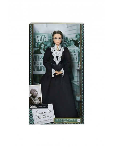 Barbie Inspirujące Kobiety przedstawia Susan B. Anthony