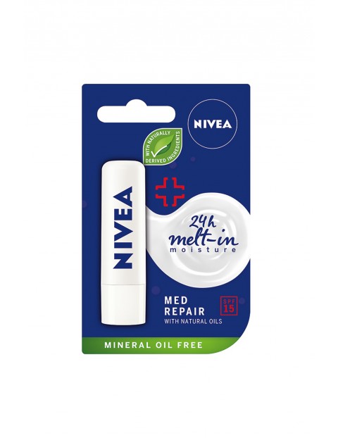 Nivea Med Repair Pielęgnująca pomadka do ust 4,8 g