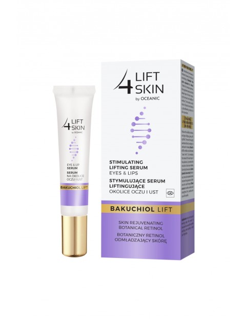 Lift4Skin Bakuchiol Lift stymulujące serum liftingujące na okolice oczu i ust 15 ml