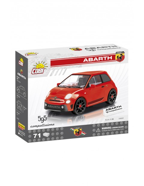 Klocki COBI 24502 ABARTH 595 Competizione - 71 elementów wiek 7+