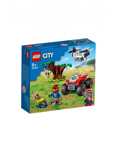 LEGO City - Quad ratowników dzikich zwierząt 60300 -  74 el wiek 5+