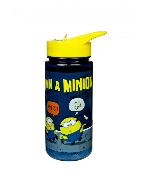 Butelka do picia z pokrywką flip top Minionki 500ml