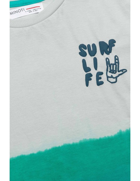 T-shirt chłopięcy bawełniany Surf life ombre