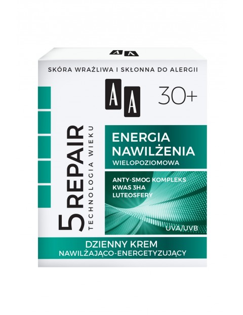 AA Technologia Wieku 5Repair 30+ Energia nawilżenia dzienny krem nawilżająco-energetyzujący 50 ml