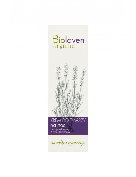 Krem do twarzy na noc Biolaven Organic 50 ml