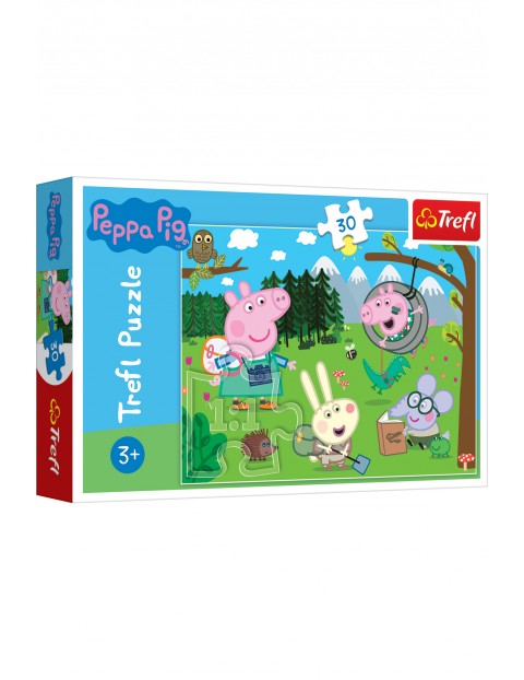 Puzzle - Leśna wyprawa / Peppa Pig - 30 elementów