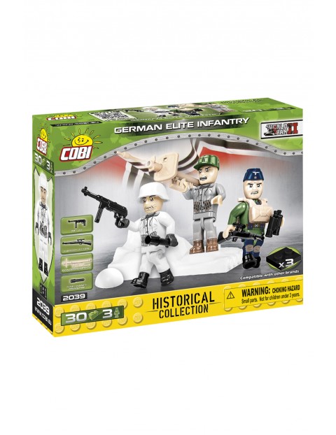 Klocki COBI 2039 German Elite Infantry Figurki Historical Collection - 30 el wiek 5+