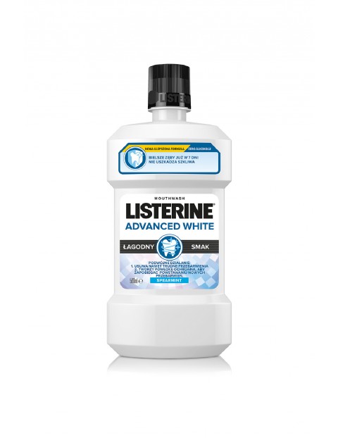 Płyn do higieny jamy ustnej Listerine Advanced White Łagodny Smak - 500 ml