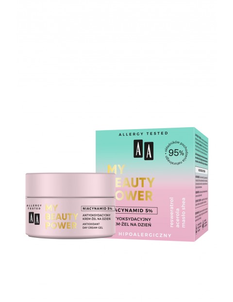 AA My Beauty Power Niacynamid 5% antyoksydacyjny krem-żel na dzień 50 ml