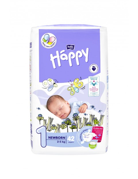 PIELUCHY HAPPY newborn 2-5kg 42szt.