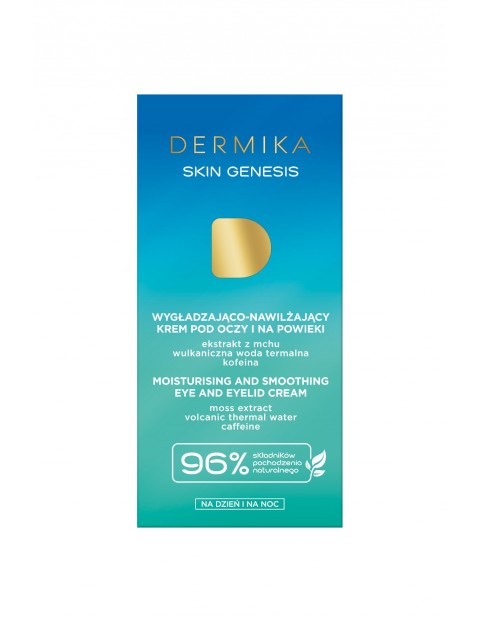 DERMIKA SKIN GENESIS Wygładzająco-nawilżający krem pod oczy i na powieki 30-40+  -  15ml 