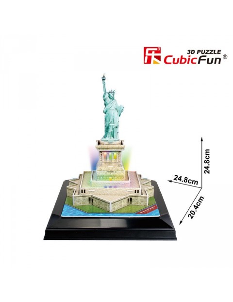 PUZZLE 3D Statua Wolności (Światło)