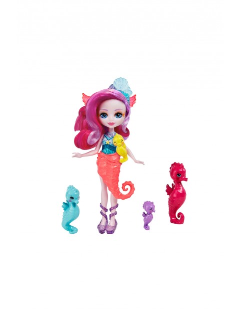 Enchantimals Rodzina Koniki morskie Sedda Seahorse Lalka + figurki