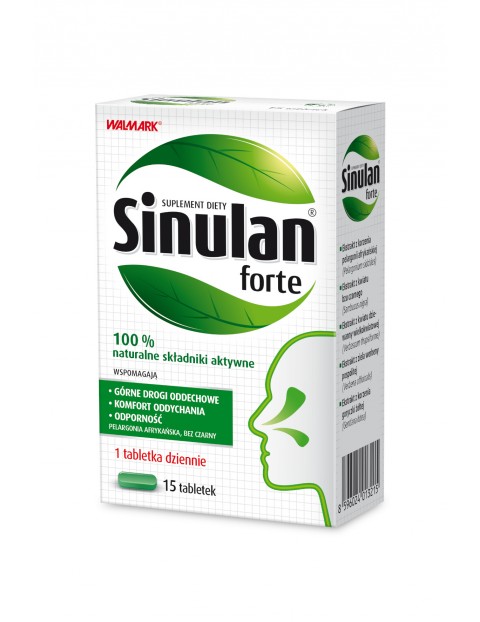 Sinulan forte suplement diety - 15 tabletek