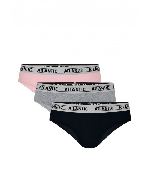 Figi damskie pół hipster Atlantic 3pak