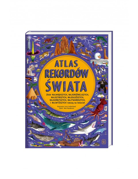 Atlas rekordów świata - książka dla dzieci wiek 6+