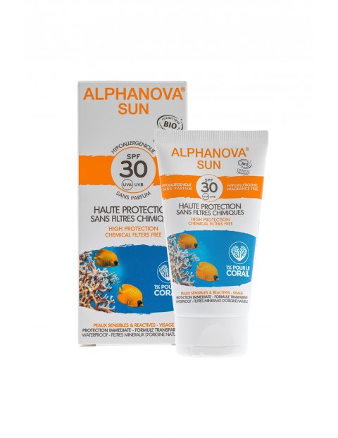 Krem przeciwsłoneczny Alphanova filtr SPF30 - 50g