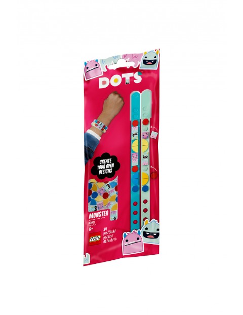 LEGO DOTS 41923 Bransoletki z potworkami 34el wiek 6+