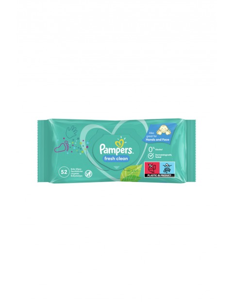 Pampers Fresh Clean Chusteczki 4x52szt = 208 chusteczek