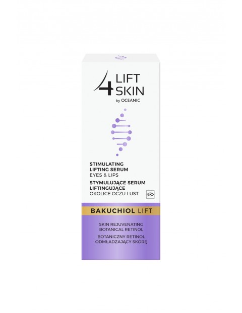 Lift4Skin Bakuchiol Lift stymulujące serum liftingujące na okolice oczu i ust 15 ml