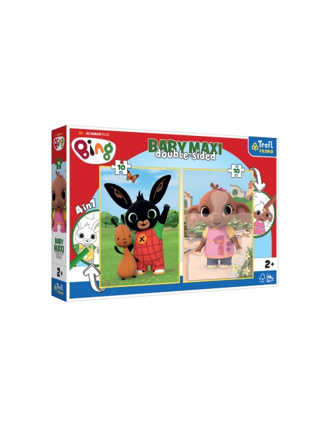 Puzzle dla dzieci Baby Maxi - Królik Bing  wiek 2+