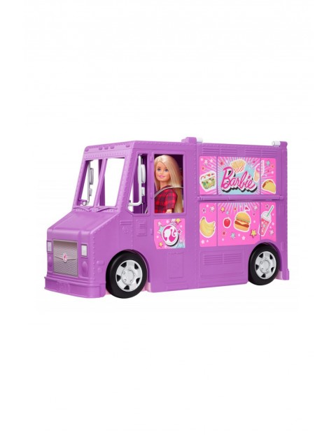 Barbie - Samochód Foodtruck dla lalki wiek 3+