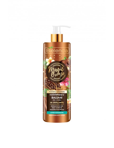 MAGIC BRONZE Rozświetlający balsam do ciała ze złotą perłą Bielenda- 250ml