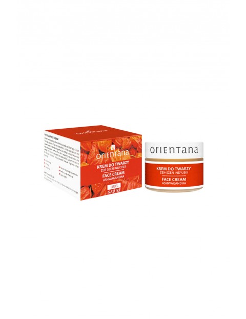 Orientana Naturalny krem do twarzy ŻEŃ-SZEŃ INDYJSKI (ASHWAGANDHA), 40g