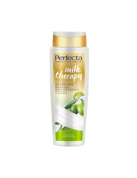 Perfecta Milk Therapy, oliwkowe mleczko pod prysznic, 350 ml