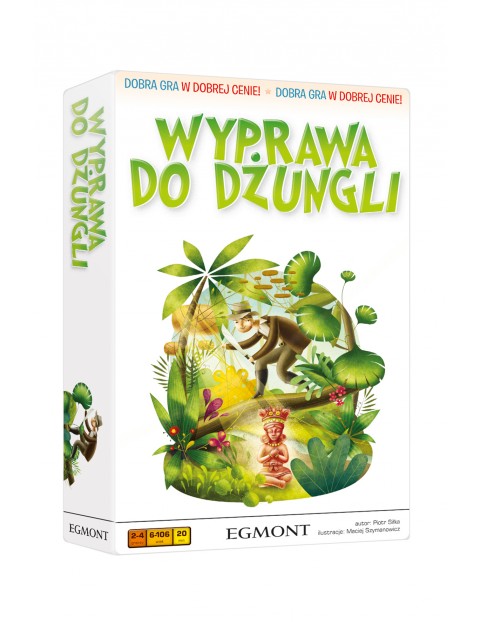 Gra planszowa WYPRAWA DO DŻUNGLI wiek 6+