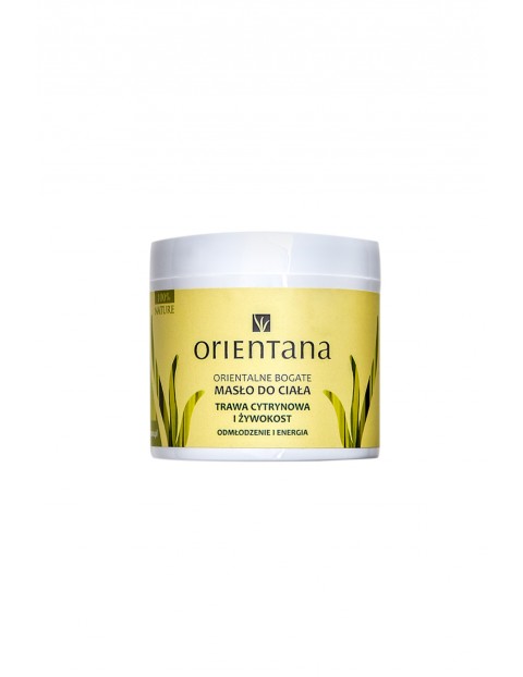 Orientana Orientalne bogate masło do ciała TRAWA CYTRYNOWA I ŻYWOKOST, 100g