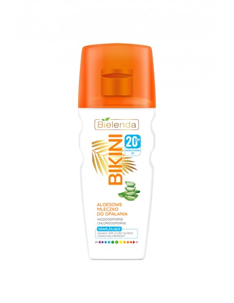 BIKINI Aloesowe mleczko do opalania Bielenda SPF20 200ml