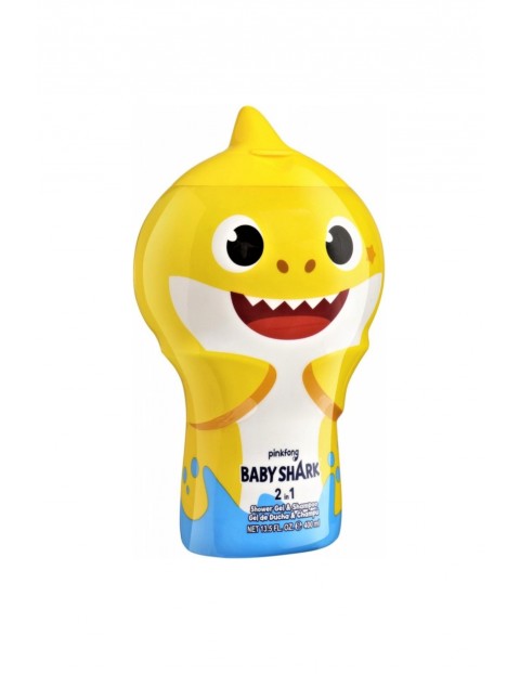 Baby Shark żel pod prysznic 2w1 400ml butelka 3D