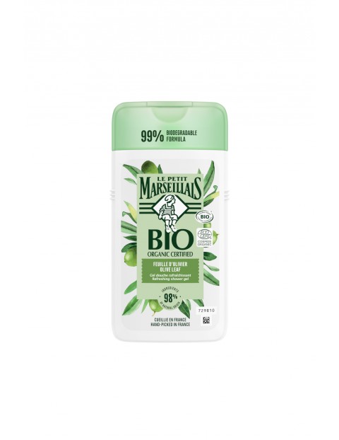 Le Petit Marseillais Certyfikowany organiczny żel pod prysznic Liść Oliwny - 250 ml 