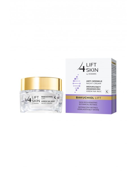 Lift4Skin Bakuchiol Lift redukujący zmarszczki krem na noc 50 ml