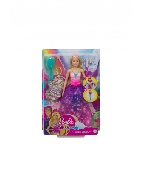 Barbie™ Dreamtopia Lalka Księżniczka Syrenia Magiczna przemiana 