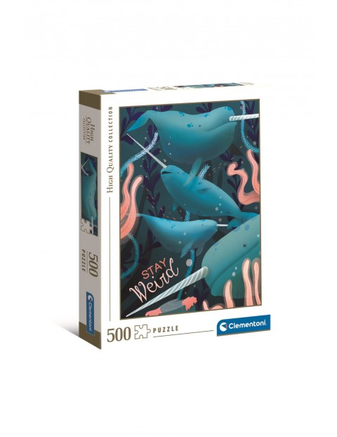 Puzzle Clementoni Fantastyczne zwierzęta Narwal - 500 elementów  