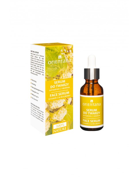 Orientana BIO serum do twarzy WITAMINA C & MORWA 30ml