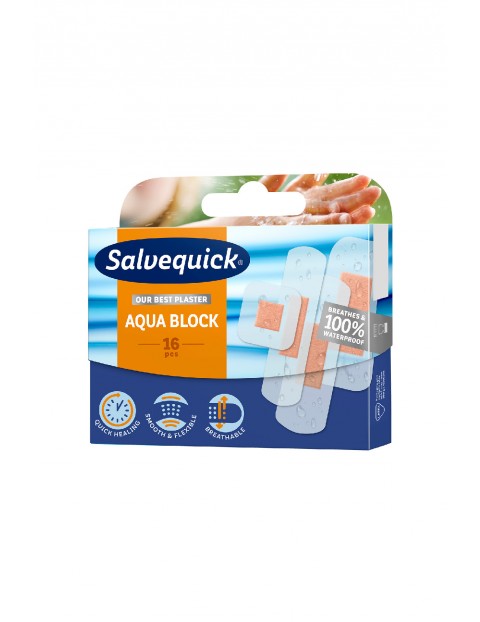 Salvequick Aqua Block plastry wodoodporne 16 szt.