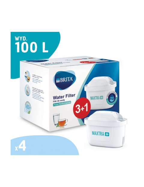 Filtr wymienny BRITA MX+ Pure Performance 3+1 szt