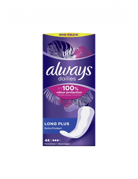 Always Dailies Extra Protect Long Plus Wkładki higieniczne 44 szt