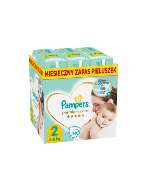 Pampers Premium Care, rozmiar 2, 240 pieluszek 4-8kg