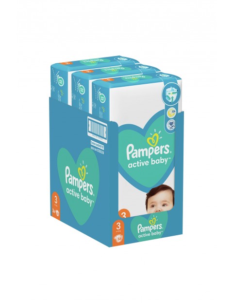 Pampers Active Baby, rozmiar 3, 58szt, 6-10kg