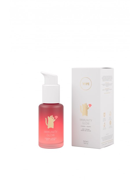 YOPE Krem na dzień Immunity glow  chaga  + mak -  50ml