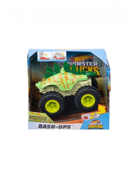 Hot Wheels Monster Trucks Pojazd z kraksą Bash-Ups w skali 1:43  Do wyjaśnienia 