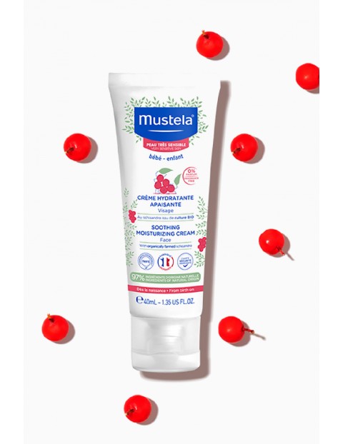 Mustela Łagodzący krem nawilżający 40ml