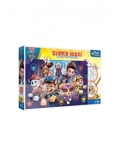 Puzzle 24 Super Maxi dla dzieci - Nowe wyzwania Psiego patrolu wiek 3+