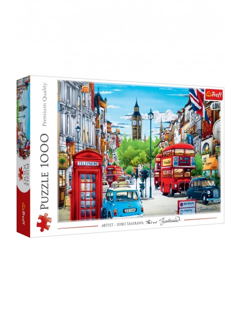 Puzzle - Ulica Londynu  - 1000 elementów